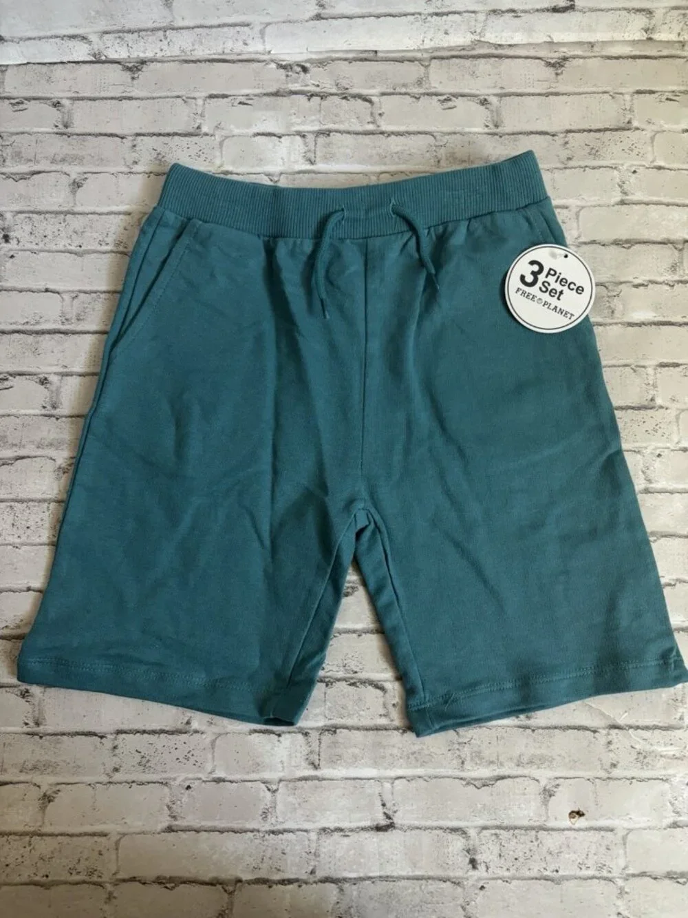 Free Planet Boys Set of 3 Shirts and Shorts Size 7 NWT